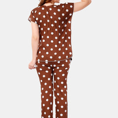 Be You Polka Dots Printed Night Suit