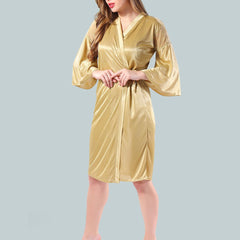 Be You Women Gold-Toned Nightdress