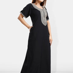 Be You Embroidered Maxi Nightdress