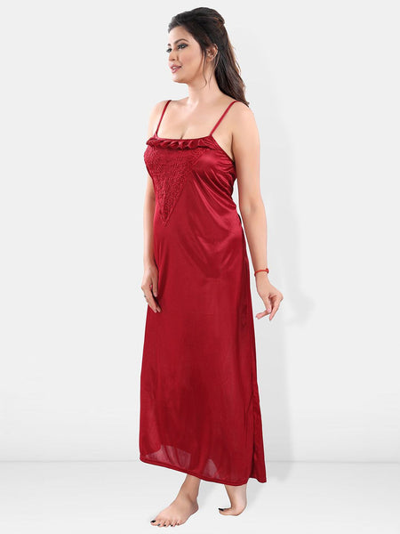 Be You Satin Maxi Nightdress With Robe