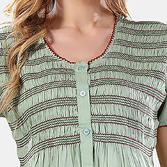 Be You Round Neck Maxi Nightdress