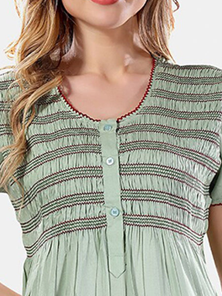 Be You Round Neck Maxi Nightdress
