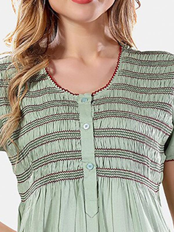 Be You Round Neck Maxi Nightdress