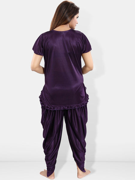 Be You Satin Top & Pyjamas Night suit