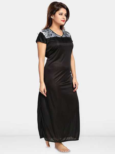 Be You Women Pack Of 2 Printed Maxi Nightdress