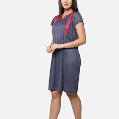 Be You Printed Maternity Nightdress