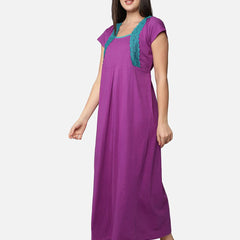 Be You Purple Maxi Nightdress