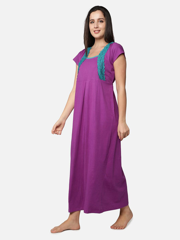 Be You Purple Maxi Nightdress