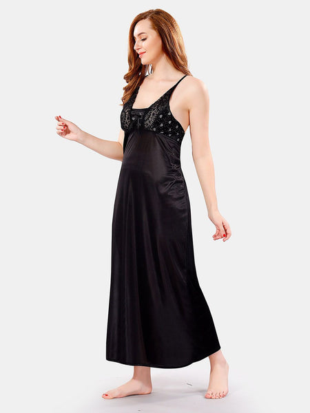 Be You Satin Maxi Nightdress With Robe