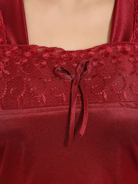 Be You Pack Of 2 Satin Top With Patiala