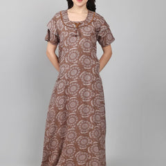 Be You Printed Maxi Nightdress