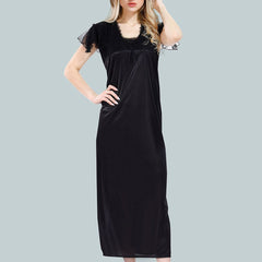 Be You V-Neck Satin Maxi Nightdress With Robe