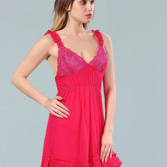 Be You Pink & Red Net Baby Doll