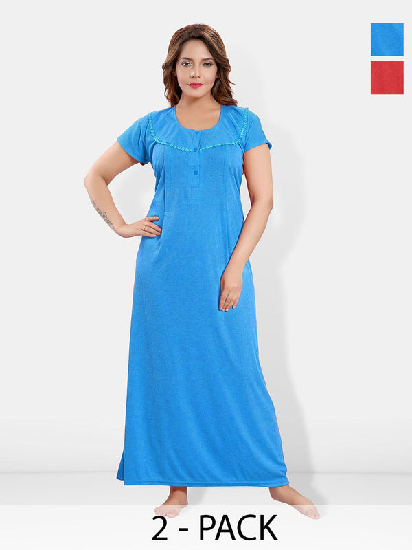 Be You Striped Maxi Nightdress