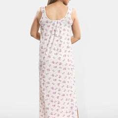 Be You Printed Cotton Maxi Nightdress