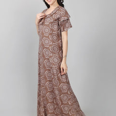 Be You Printed Maxi Nightdress