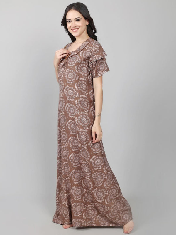 Be You Printed Maxi Nightdress