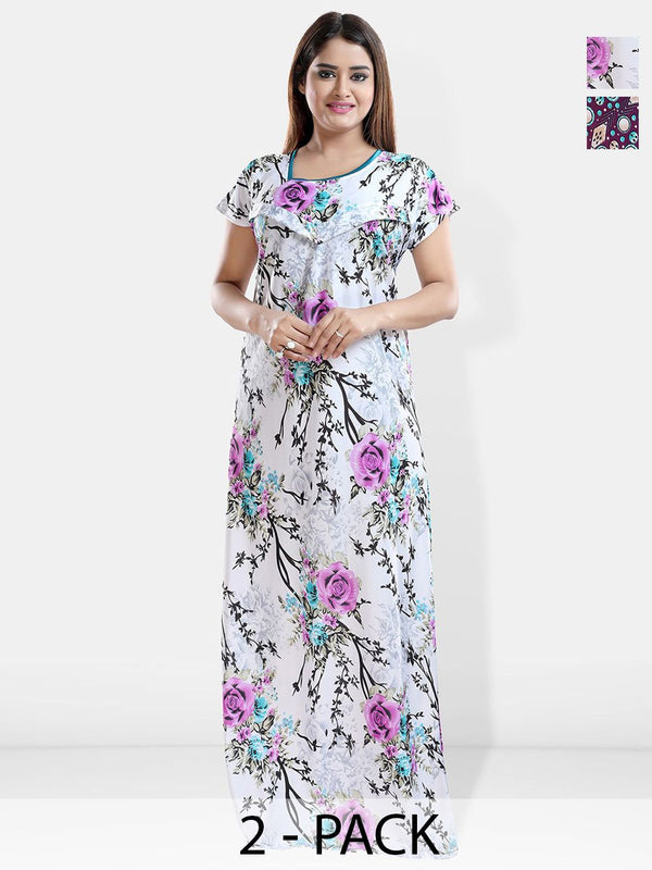 Be You Printed Maxi Nightdress