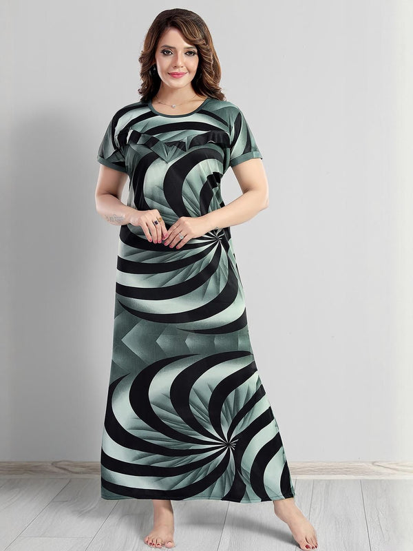 Be You Printed Maxi Maternity Nightdress