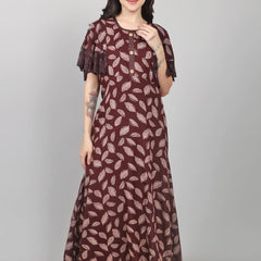 Be You Printed Maxi Nightdress