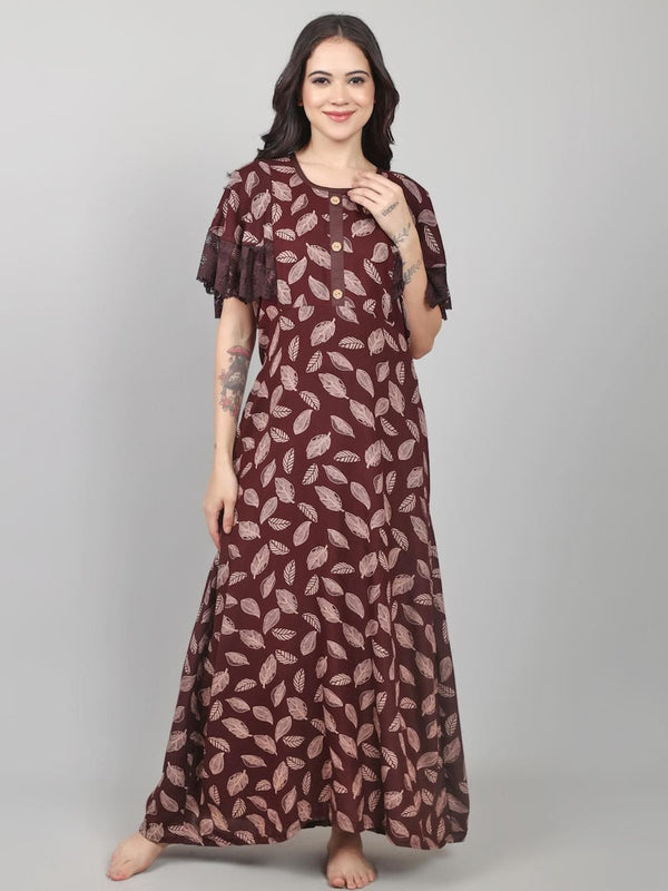 Be You Printed Maxi Nightdress