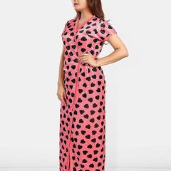 Be You Women Pack of 2 Printed Maxi Wrap Nightdress