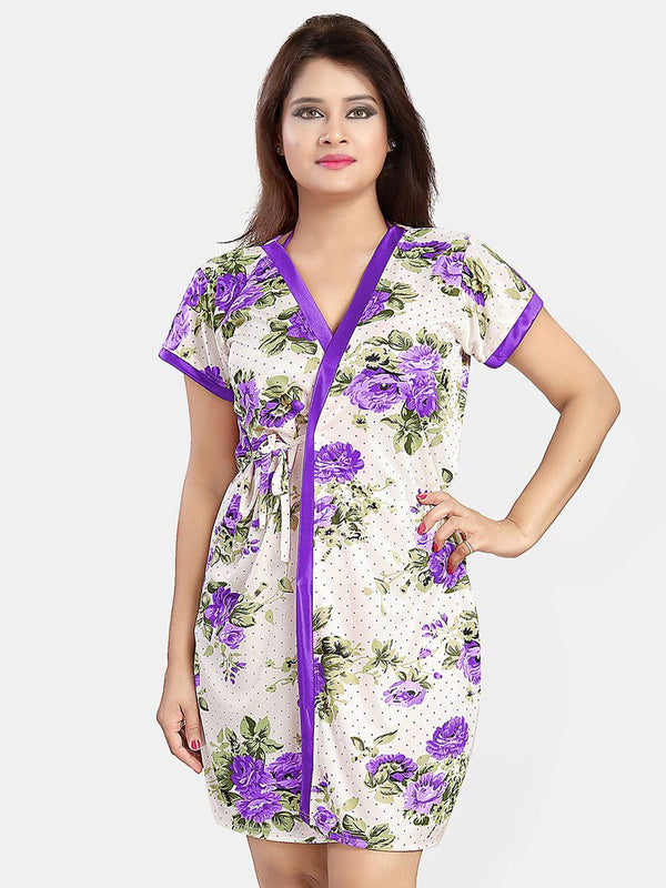Be You Women Printed Nightdress
