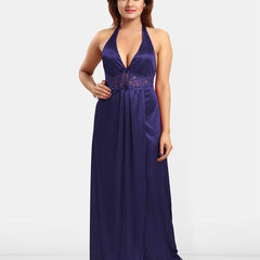 Be You Halter Neck Satin Maxi Nightdress