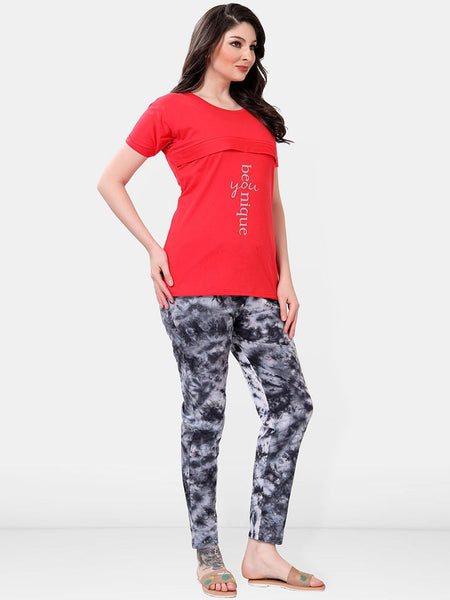 Be You Women Tie and Dye Night suit