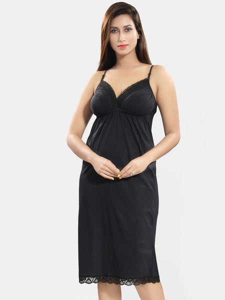 Be You Sleeveless Cotton Knee Length Nightdress