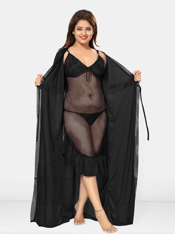 Be You V-Neck Maxi Wrap Nightdress