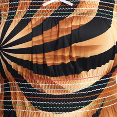 Be You Sarina Satin Spiral Print Maxi Nightdress