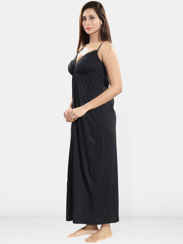 Be You Sleeveless Cotton Maxi Nightdress