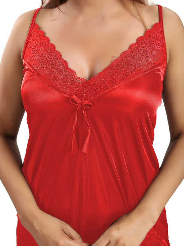 Be You Women Shoulder Straps Maxi Nightdress