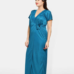 Be You Women Set of 4 Satin Wrap Nightdress