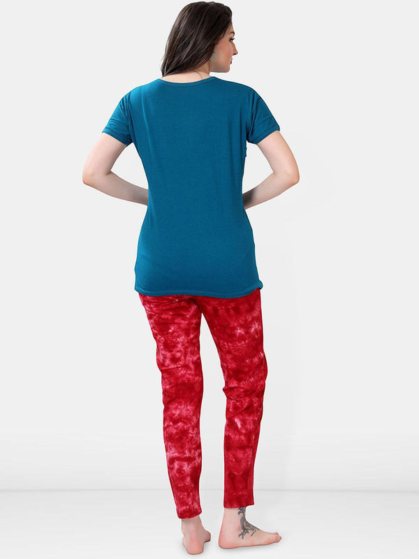Be You Women Tie and Dye Night suit