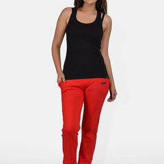 Be You Women Regular Fit Mid Rise Cotton Track Pants