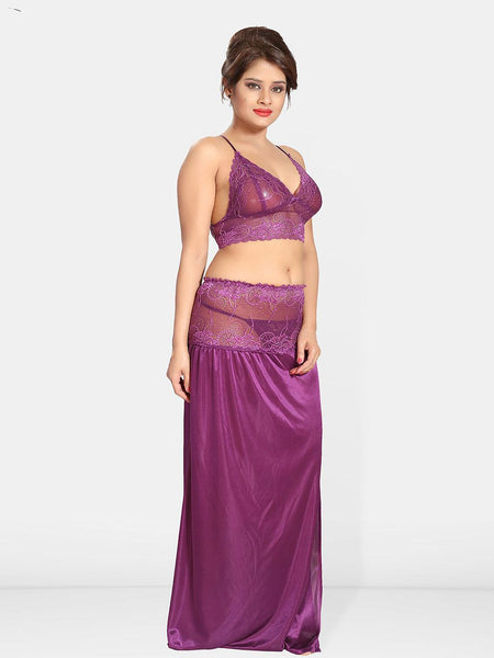 Be You Women Shoulder Straps Maxi Nightdress