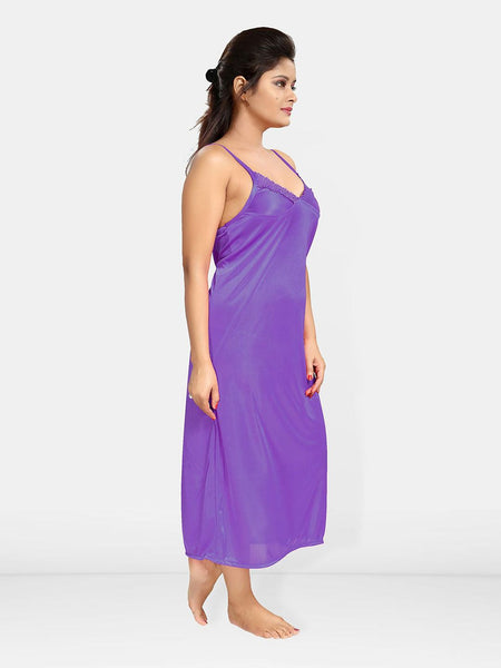 Be You Pack Of 4 Satin Maxi Nightdress With Robe