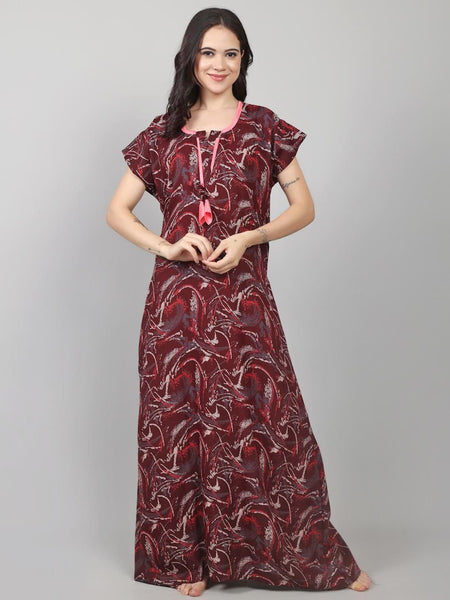 Be You Printed Maxi Nightdress