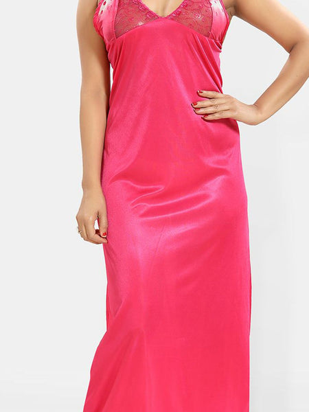 Be You Women Printed Maxi Nightdress