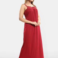 Be You Shoulder Straps Cotton Maxi Nightdress