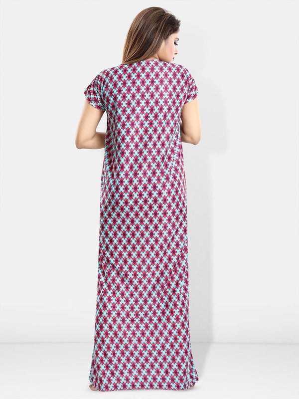 Be You Printed Maternity Maxi Nightdress