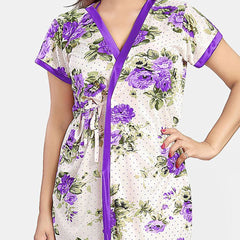 Be You Women Printed Nightdress