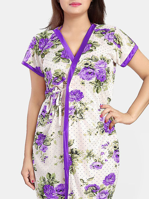 Be You Women Printed Nightdress