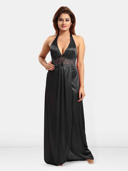Be You Halter Neck Maxi Sweat Nightdress