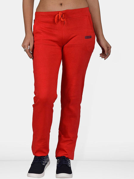 Be You Women Regular Fit Mid Rise Cotton Track Pants