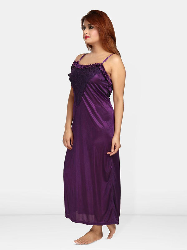 Be You Satin Maxi Nightdress With Robe
