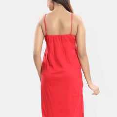 Be You Sleeveless Cotton Knee Length Nightdress