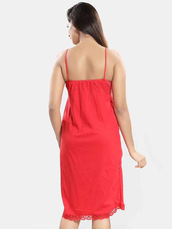 Be You Sleeveless Cotton Knee Length Nightdress